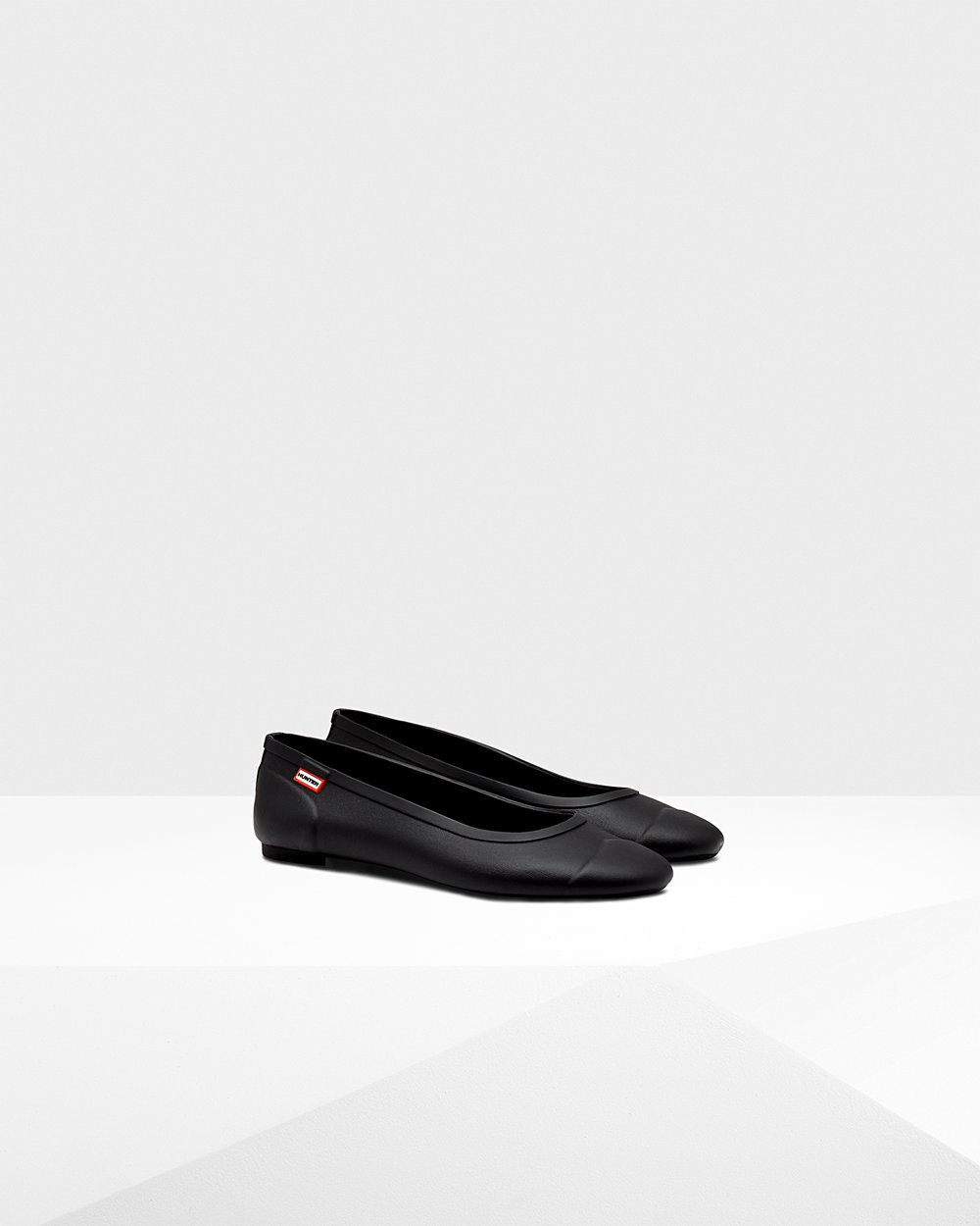 Bailarinas Hunter Feminina Pretas - Original Tour Ballet Flats - 73NQVCWUG